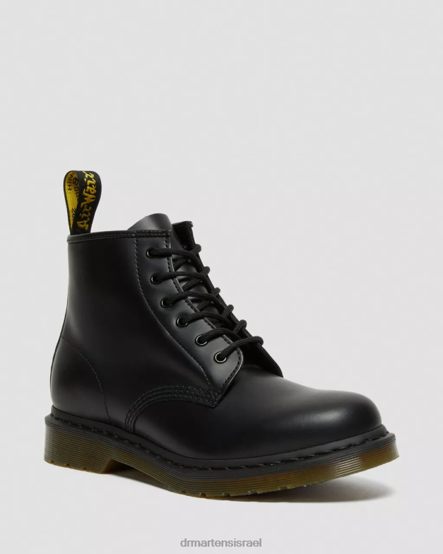 101 מגפונים מעור חלק Dr. Martens שחור חלק הַנעָלָה N8BB8152