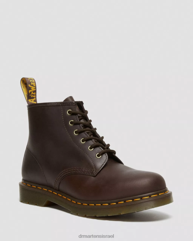 101 מגפונים מעור סוס משוגעים Dr. Martens סוס משוגע חום כהה הַנעָלָה N8BB865