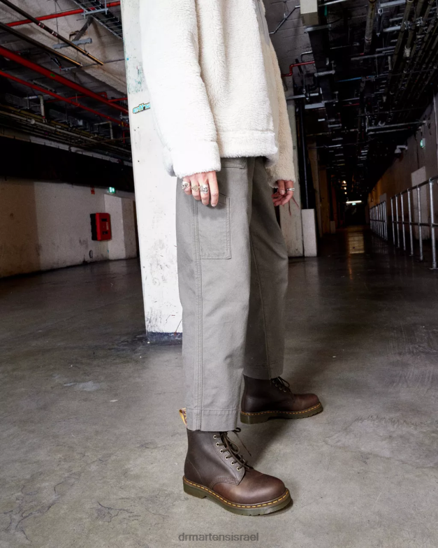 101 מגפונים מעור סוס משוגעים Dr. Martens סוס משוגע חום כהה הַנעָלָה N8BB865