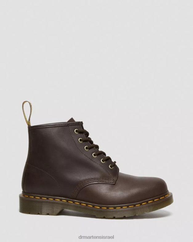 101 מגפונים מעור סוס משוגעים Dr. Martens סוס משוגע חום כהה הַנעָלָה N8BB865