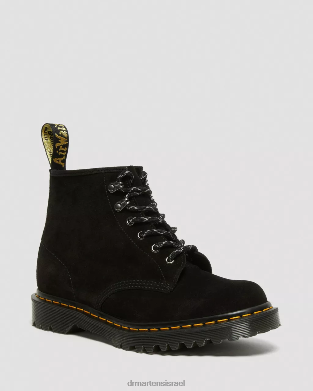 101 תוצרת אנגליה מגפונים בן זמש Dr. Martens שחור רפלו זמש עגל mb הַנעָלָה N8BB8176