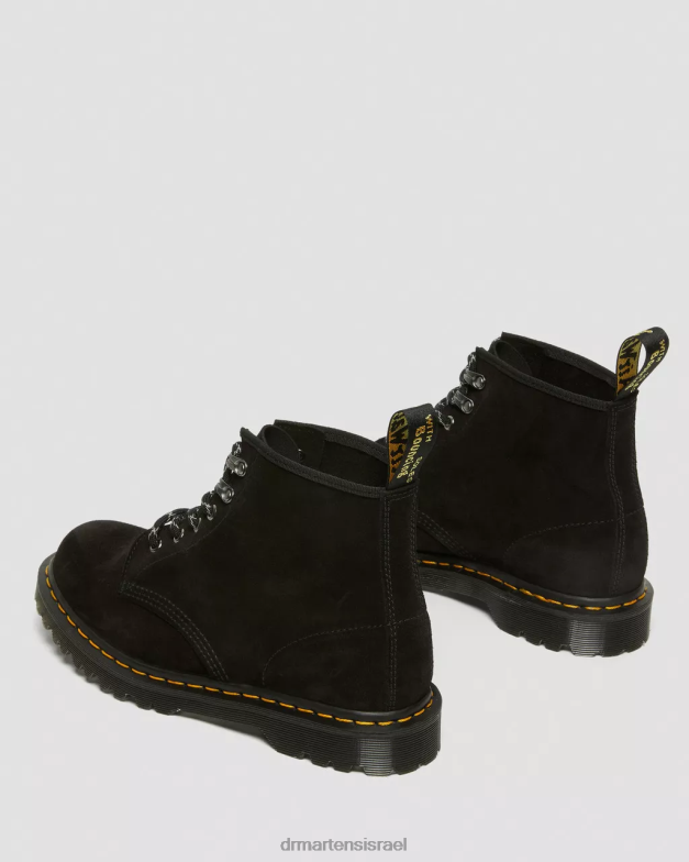 101 תוצרת אנגליה מגפונים בן זמש Dr. Martens שחור רפלו זמש עגל mb הַנעָלָה N8BB8176