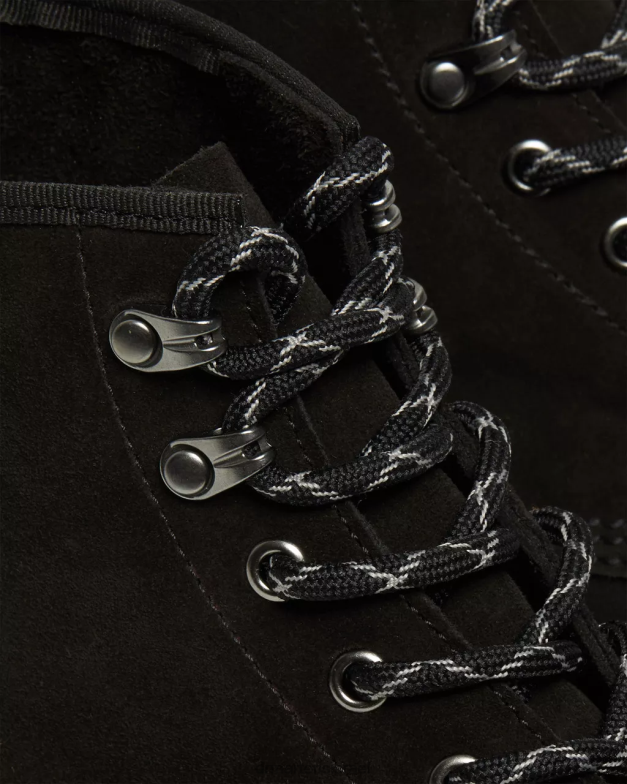 101 תוצרת אנגליה מגפונים בן זמש Dr. Martens שחור רפלו זמש עגל mb הַנעָלָה N8BB8176