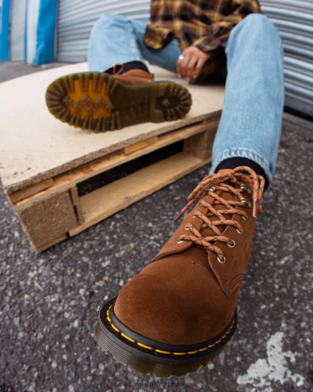 101 תוצרת אנגליה מגפונים בן זמש Dr. Martens tan repello עגל זמש mb הַנעָלָה N8BB8167