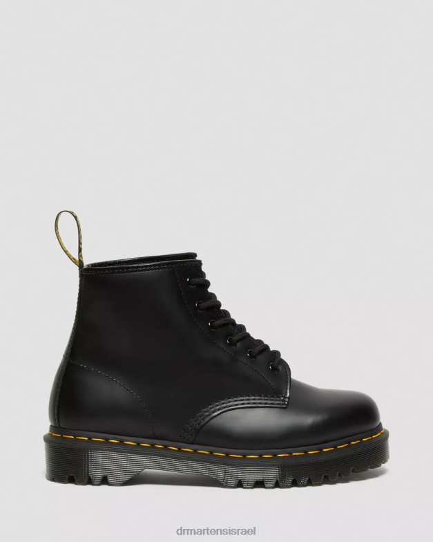 מגפוני עור חלק 101 bex Dr. Martens שחור חלק הַנעָלָה N8BB8178