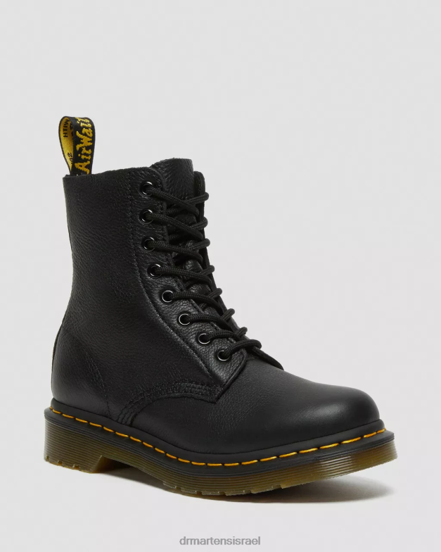 מגפי עור 1460 פסקל וירג'יניה Dr. Martens וירג'יניה שחורה הַנעָלָה N8BB810