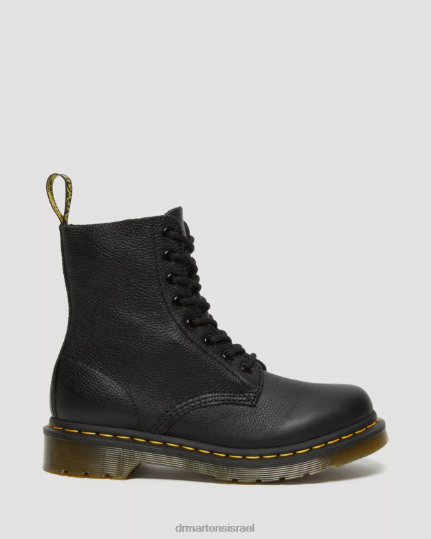 מגפי עור 1460 פסקל וירג'יניה Dr. Martens וירג'יניה שחורה הַנעָלָה N8BB810