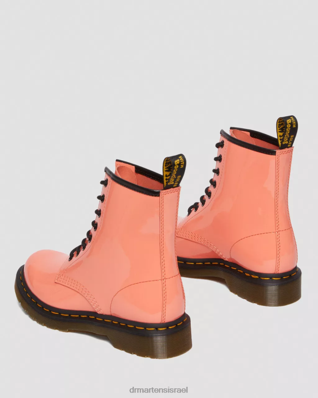 מגפי שרוכים מעור פטנט 1460 Dr. Martens קורל לוסידו & פטנט מנורה הַנעָלָה N8BB8135