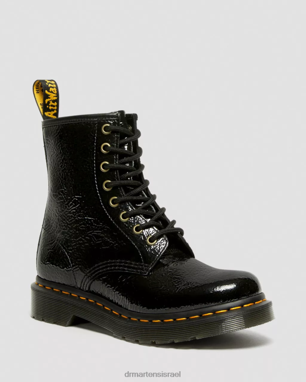 מגפי עור פטנט 1460 במצוקה Dr. Martens פטנט במצוקה שחור הַנעָלָה N8BB8139