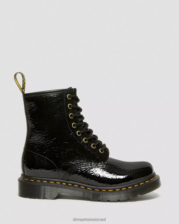 מגפי עור פטנט 1460 במצוקה Dr. Martens פטנט במצוקה שחור הַנעָלָה N8BB8139