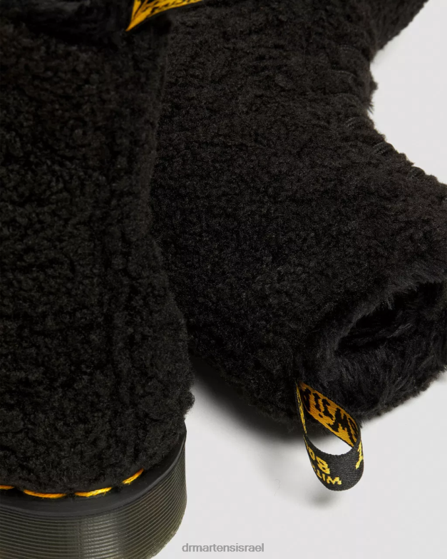 מגפי 1460 פסקל מלאכותיות Dr. Martens לוקס בורג שחור הַנעָלָה N8BB8169