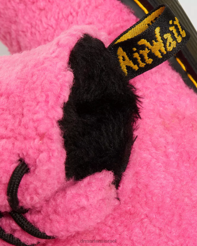 מגפי 1460 פסקל מלאכותיות Dr. Martens ורוד לוקס בורג הַנעָלָה N8BB8181