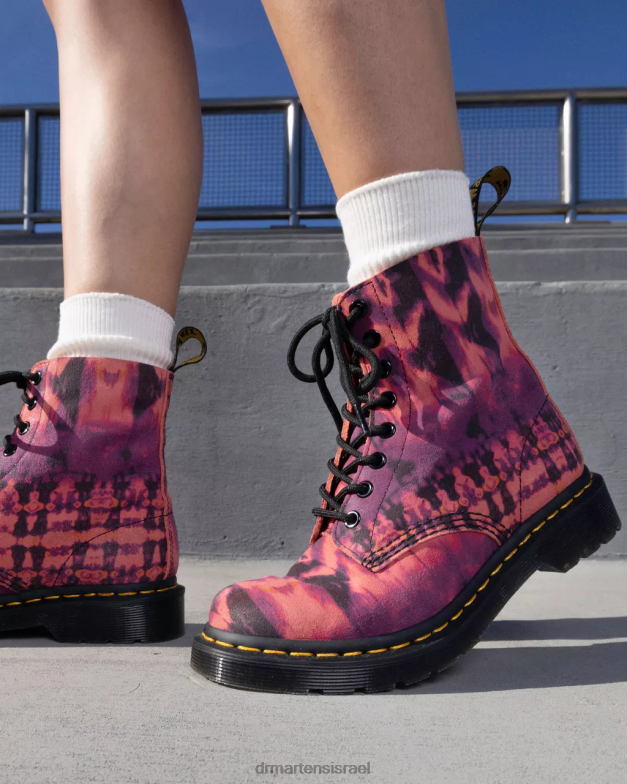 מגפי שרוכים מעור 1460 פסקל Dr. Martens סָגוֹל הַנעָלָה N8BB8189