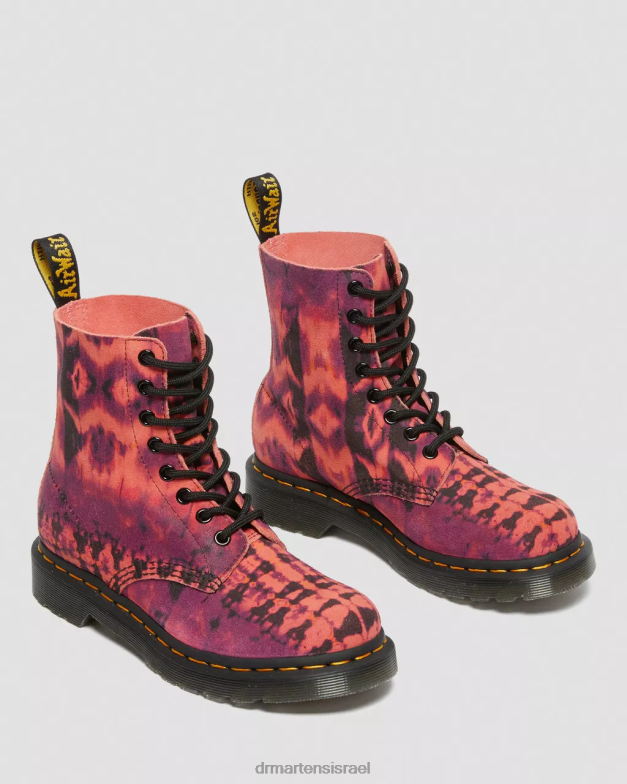 מגפי שרוכים מעור 1460 פסקל Dr. Martens סָגוֹל הַנעָלָה N8BB8189