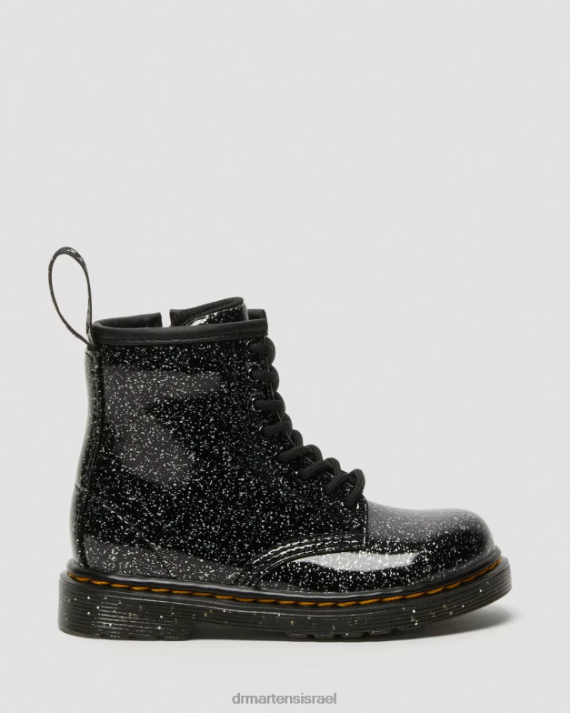 מגפי שרוכים נצנצים לפעוטות 1460 Dr. Martens נצנצים קוסמיים שחורים הַנעָלָה N8BB8403