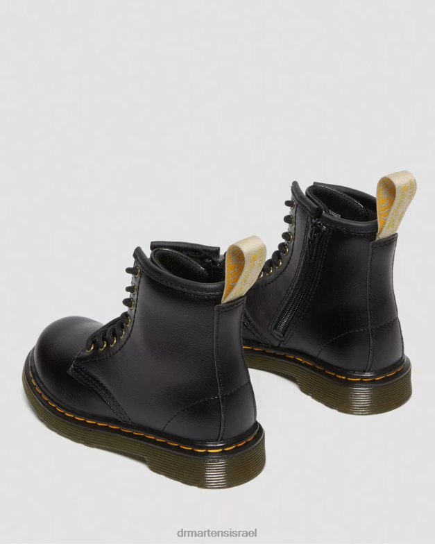 מגפי שרוכים לפעוט טבעוני 1460 Dr. Martens שָׁחוֹר הַנעָלָה N8BB8406