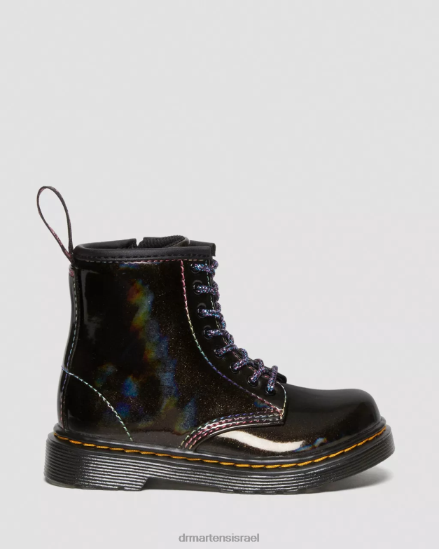 מגפי שרוכים לפעוטות 1460 נצנצים Dr. Martens מופע אור שחור הַנעָלָה N8BB8409