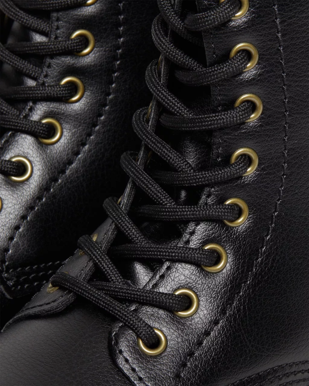 מגפי שרוכים טבעוניים ג'וניור 1460 Dr. Martens שָׁחוֹר הַנעָלָה N8BB8436