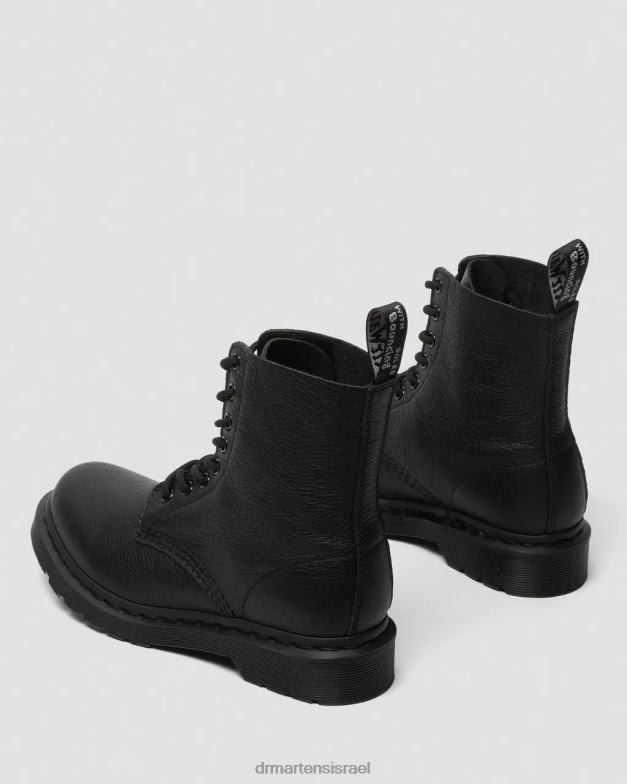 מגפי שרוכים מונו 1460 פסקל Dr. Martens וירג'יניה שחורה הַנעָלָה N8BB854