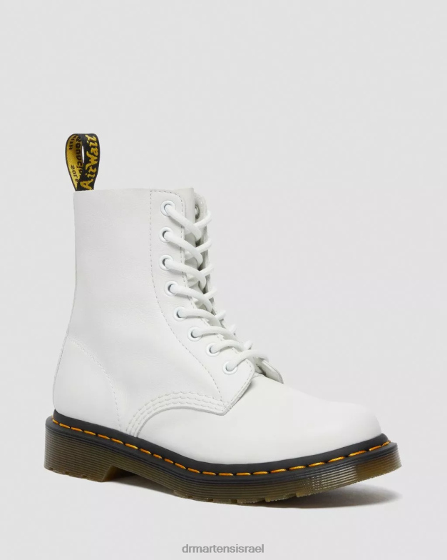 מגפי עור 1460 פסקל וירג'יניה Dr. Martens וירג'יניה לבנה הַנעָלָה N8BB868