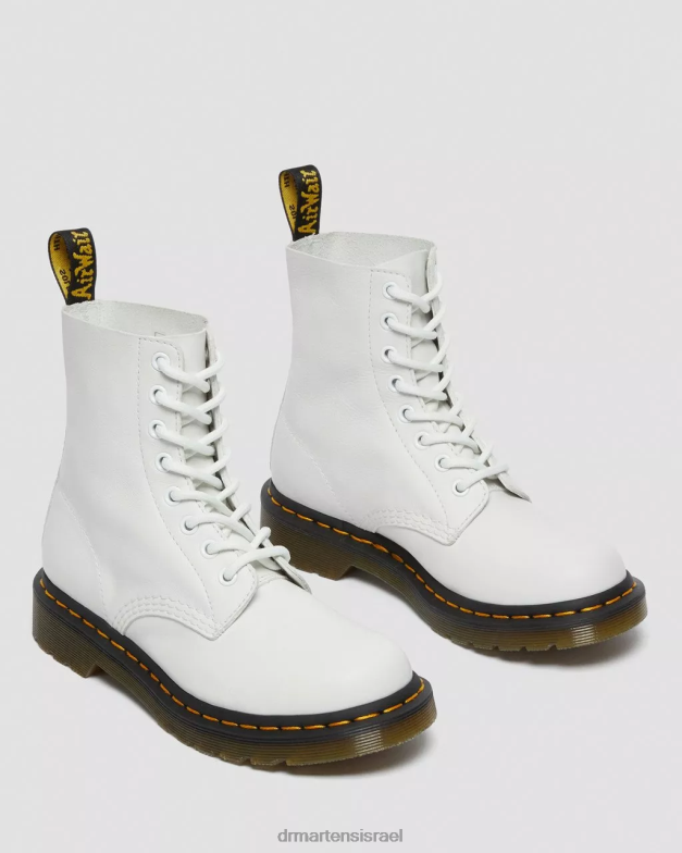 מגפי עור 1460 פסקל וירג'יניה Dr. Martens וירג'יניה לבנה הַנעָלָה N8BB868