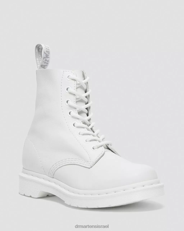 מגפי שרוכים מונו 1460 פסקל Dr. Martens וירג'יניה לבנה הַנעָלָה N8BB889