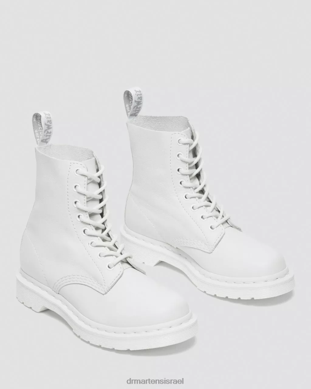 מגפי שרוכים מונו 1460 פסקל Dr. Martens וירג'יניה לבנה הַנעָלָה N8BB889