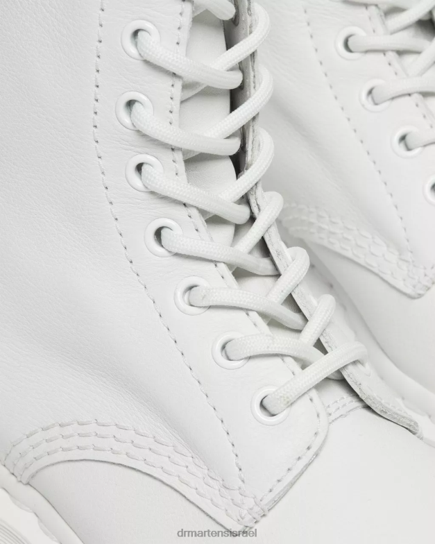 מגפי שרוכים מונו 1460 פסקל Dr. Martens וירג'יניה לבנה הַנעָלָה N8BB889