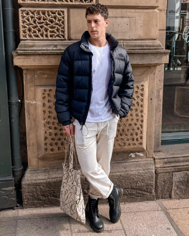 מגפי שרוכים טבעוניים 1460 פליקס Dr. Martens פליקס שחור לשפשף הַנעָלָה N8BB88