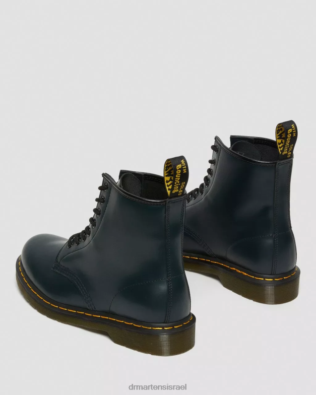 מגפי שרוכים מעור חלק 1460 Dr. Martens חיל הים חלק הַנעָלָה N8BB896