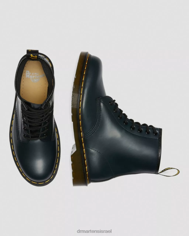 מגפי שרוכים מעור חלק 1460 Dr. Martens חיל הים חלק הַנעָלָה N8BB896