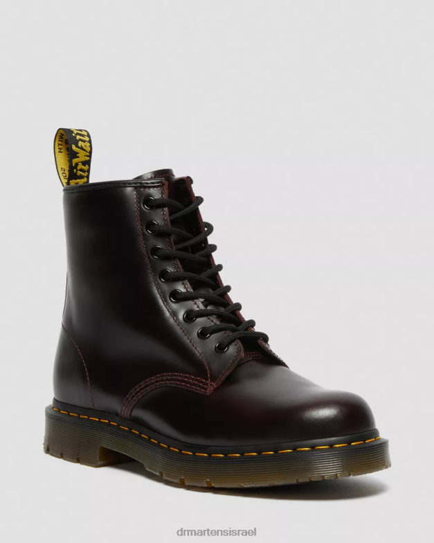 מגפי שרוכים מעור אטלס 1460 עמידים בהחלקה Dr. Martens אטלס oxblood הַנעָלָה N8BB895