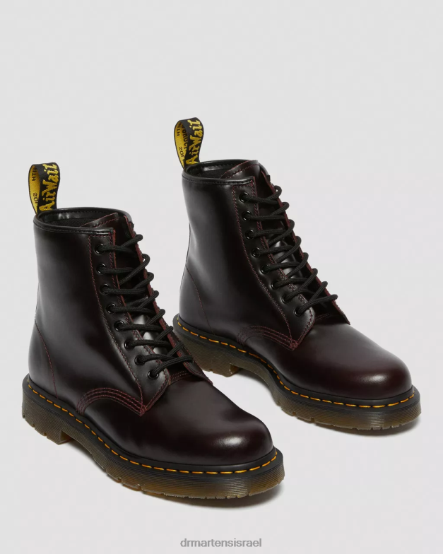 מגפי שרוכים מעור אטלס 1460 עמידים בהחלקה Dr. Martens אטלס oxblood הַנעָלָה N8BB895