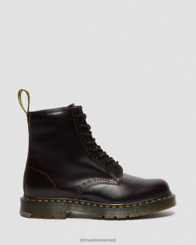 מגפי שרוכים מעור אטלס 1460 עמידים בהחלקה Dr. Martens אטלס oxblood הַנעָלָה N8BB895