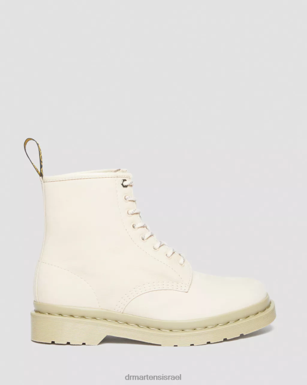 מגפי שרוכים מעור נובוק מונו 1460 Dr. Martens קלף בז' טחון נובוק wp הַנעָלָה N8BB8146