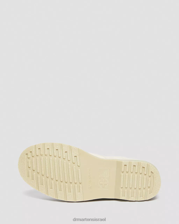 מגפי שרוכים מעור נובוק מונו 1460 Dr. Martens קלף בז' טחון נובוק wp הַנעָלָה N8BB8146