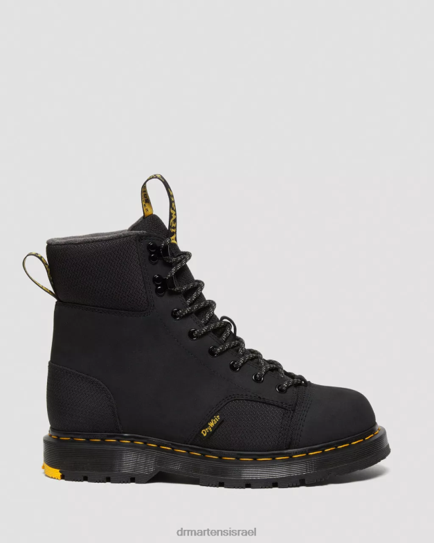 1460 טריניטי עמיד למים מגפיים נגד החלקה Dr. Martens נובוק טחון שחור wp הַנעָלָה N8BB8159