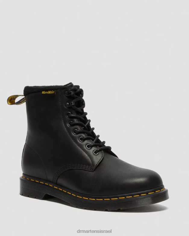 מגפי שרוכים מעור 1460 פסקל Dr. Martens חיל שחור wp הַנעָלָה N8BB867