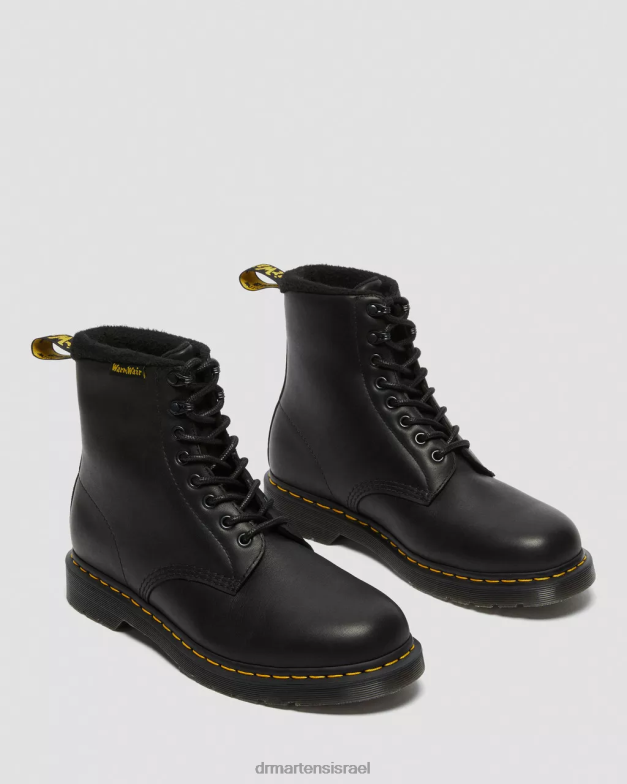 מגפי שרוכים מעור 1460 פסקל Dr. Martens חיל שחור wp הַנעָלָה N8BB867