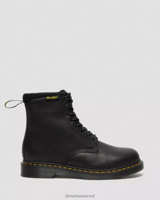 מגפי שרוכים מעור 1460 פסקל Dr. Martens חיל שחור wp הַנעָלָה N8BB867
