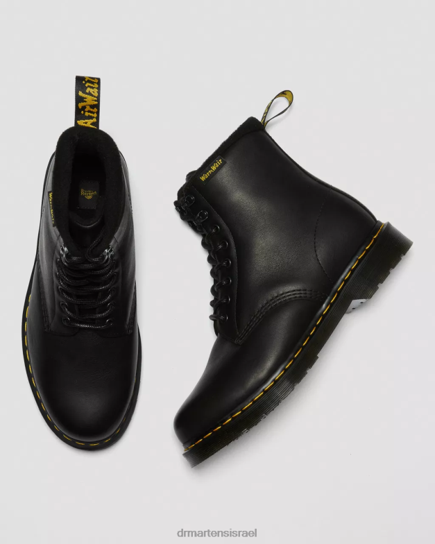 מגפי שרוכים מעור 1460 פסקל Dr. Martens חיל שחור wp הַנעָלָה N8BB867