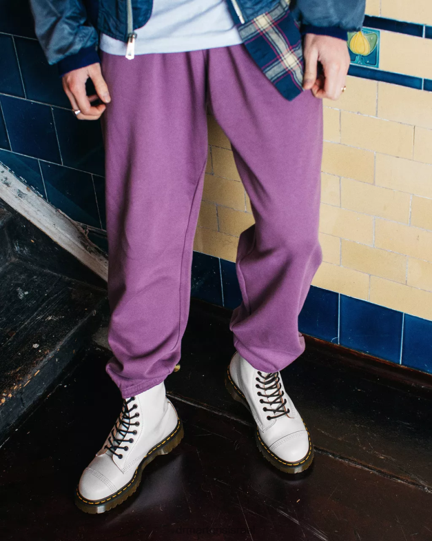 1460 bex תוצרת אנגליה מגפיים לשרוך כובע בוהן Dr. Martens קווילון לבן הַנעָלָה N8BB8131