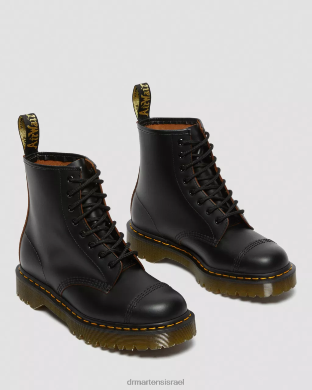 1460 bex תוצרת אנגליה מגפיים לשרוך כובע בוהן Dr. Martens קווילון שחור הַנעָלָה N8BB8182