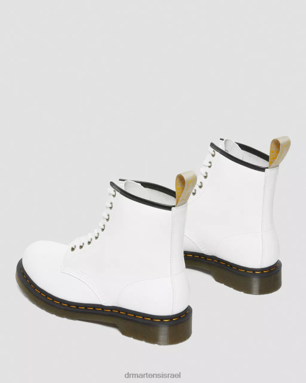 מגפי שרוכים טבעוניים 1460 kemble Dr. Martens קמבל לבן הַנעָלָה N8BB8115