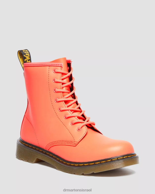 מגפי שרוכים מעור נוער 1460 romario Dr. Martens קורל רומאריו הַנעָלָה N8BB8469