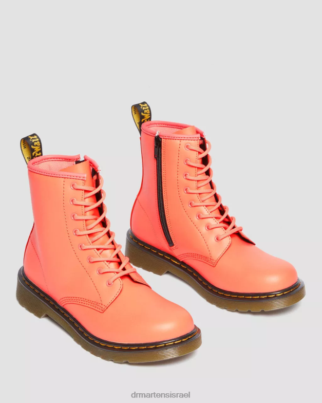 מגפי שרוכים מעור נוער 1460 romario Dr. Martens קורל רומאריו הַנעָלָה N8BB8469