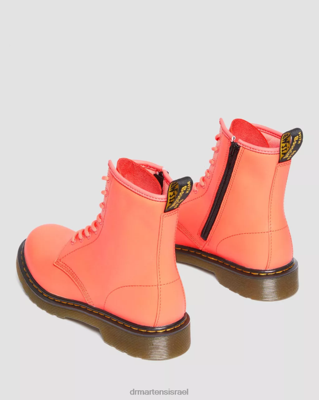 מגפי שרוכים מעור נוער 1460 romario Dr. Martens קורל רומאריו הַנעָלָה N8BB8469