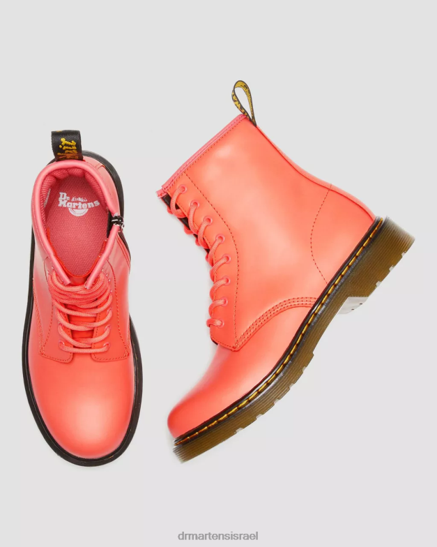 מגפי שרוכים מעור נוער 1460 romario Dr. Martens קורל רומאריו הַנעָלָה N8BB8469