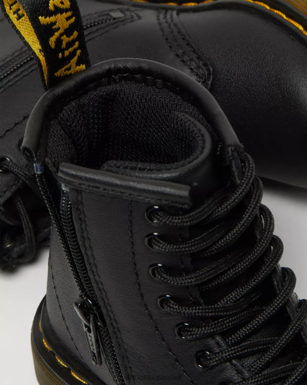 מגפי שרוכים מעור פעוט 1460 softy t Dr. Martens שחור softy t הַנעָלָה N8BB8401