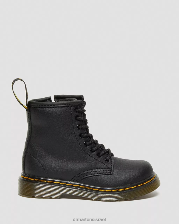 מגפי שרוכים מעור פעוט 1460 softy t Dr. Martens שחור softy t הַנעָלָה N8BB8401